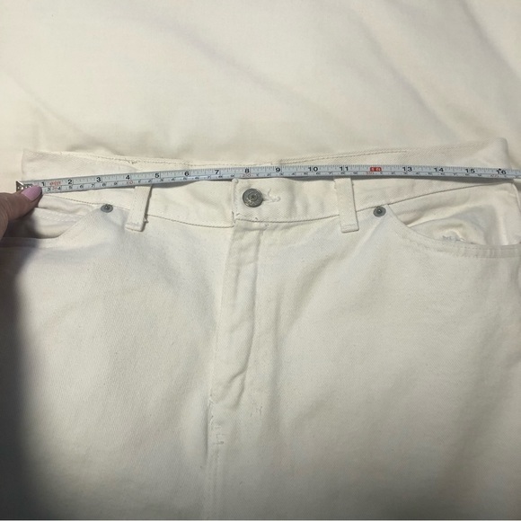 🌟Host Pick🌟Faded Glory Size 16 White Denim 100% Cotton Jeans - Picture 7 of 13